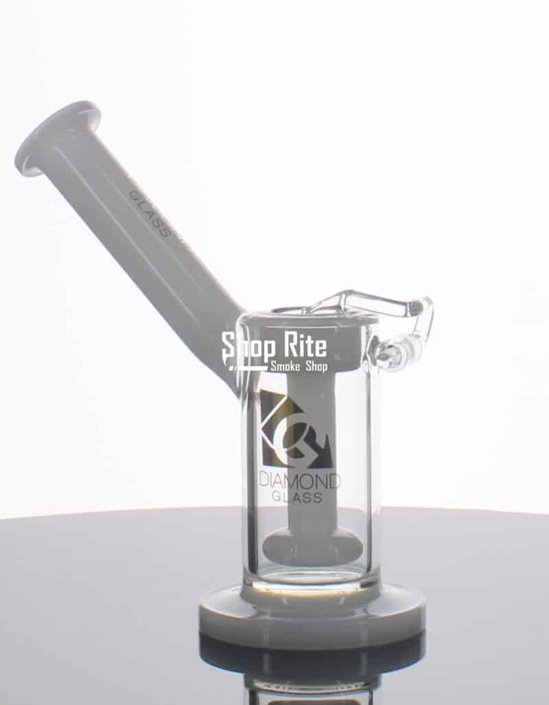 Diamond Glass Dab rig With attached Banger