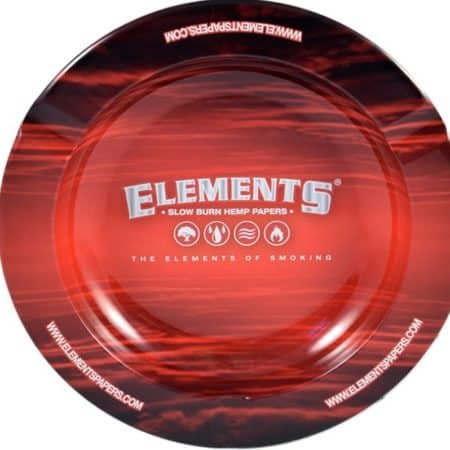 ELEMENTS METAL RED ASHTRAY