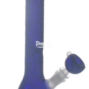Louis Vuitton Theme Blue Beaker Bong