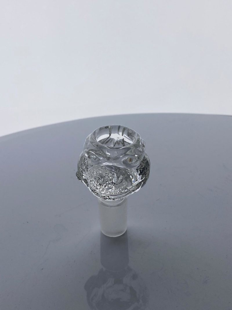 Thick Glass 18mm Shaped bowl