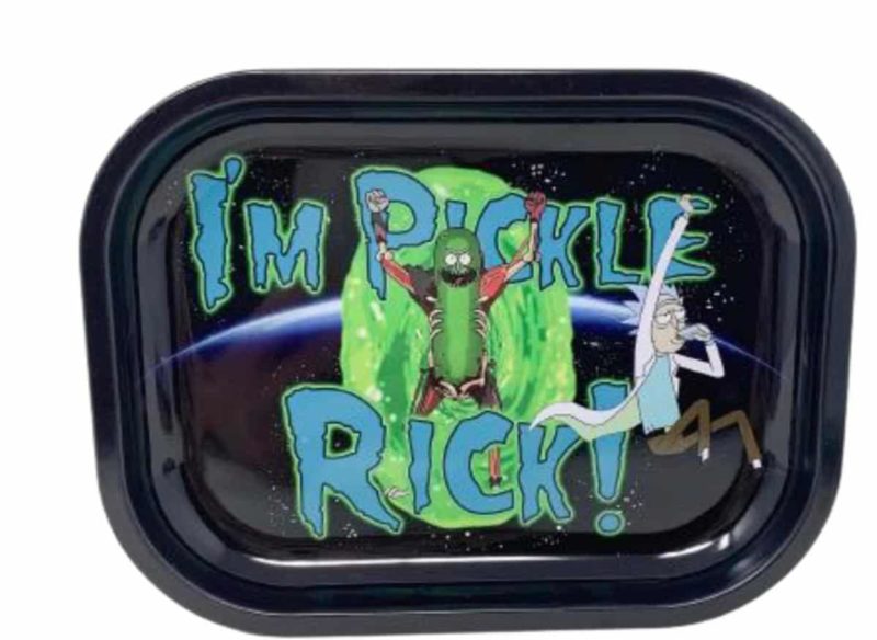 Pickle Rick Rolling Tray