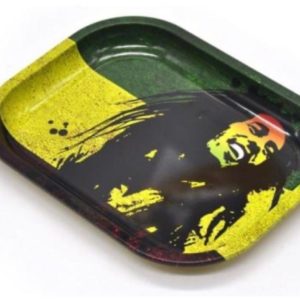 Rolling Tray Bob Marley Pic