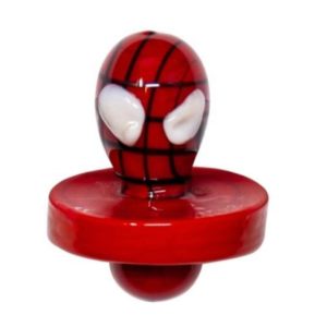 Spider man glass carb cap